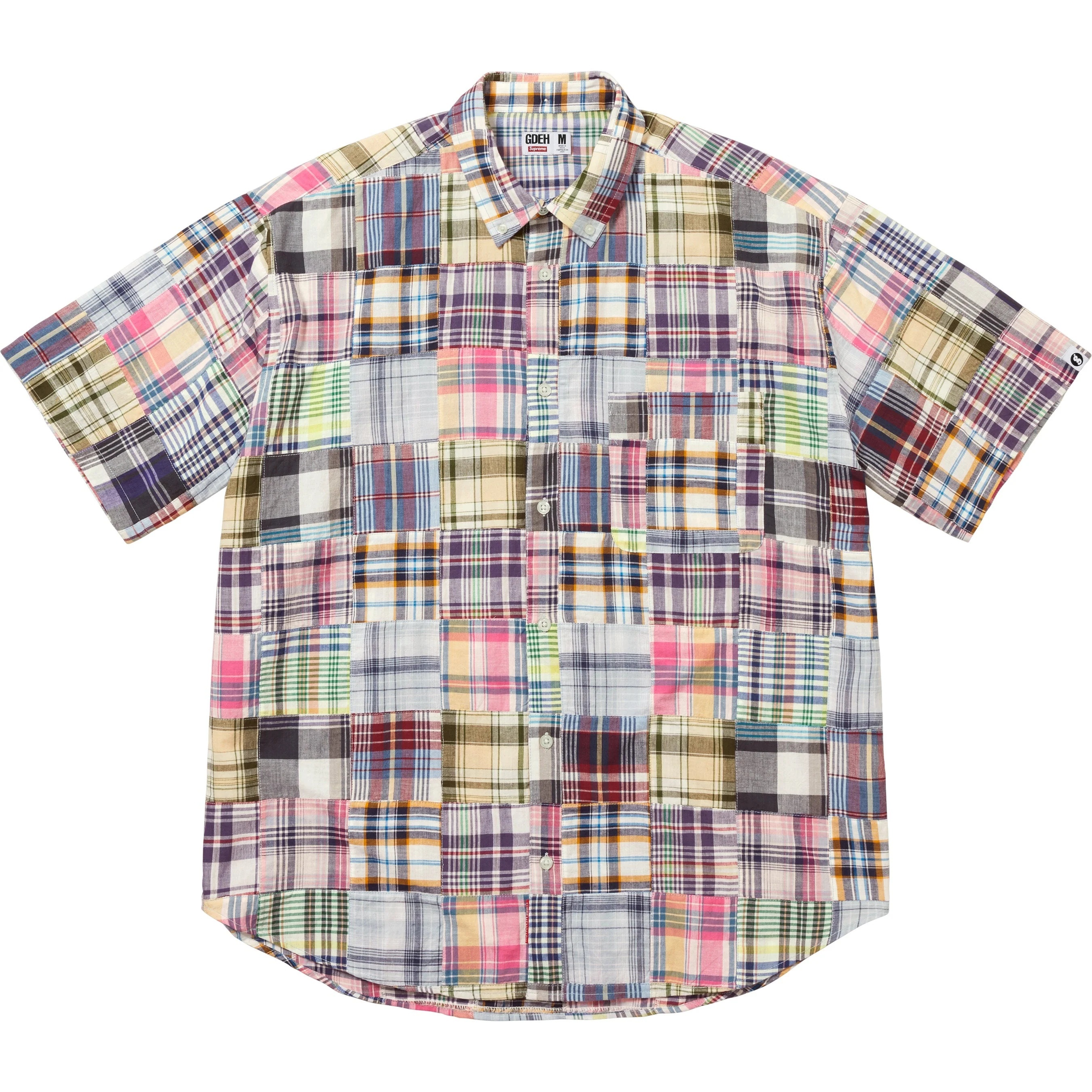 Supreme®/GOODENOUGH Patchwork Madras S/S Shirt view 13